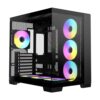Raidmax I610 ATX | Micro-ATX | ITX ARGB Mid-Tower Dual Chamber Gaming Chassis - Black